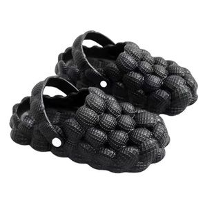 Kid black Bubble slide with strap size 12.5